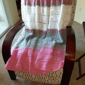 Crocheted Afghan / Blanket/ Throw